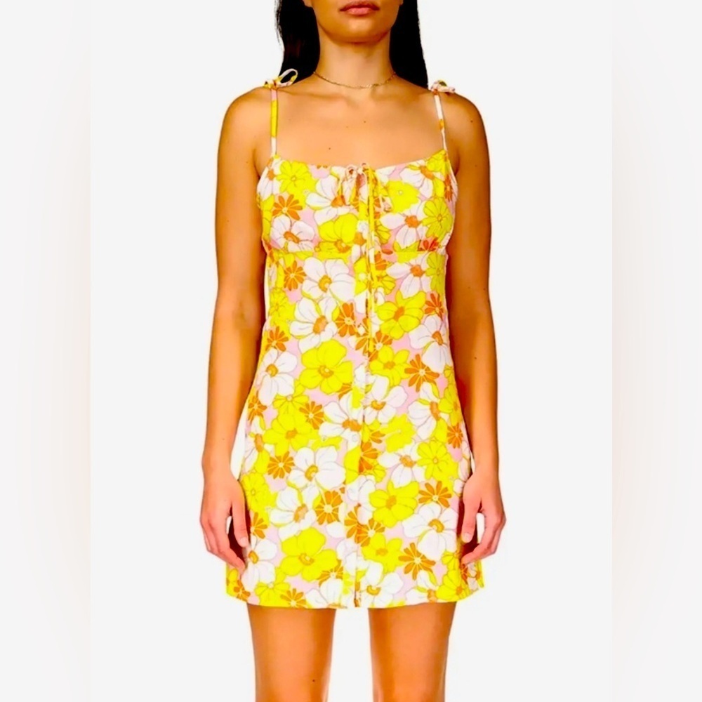 Sanctuary High Heat Linen Blend Sundress